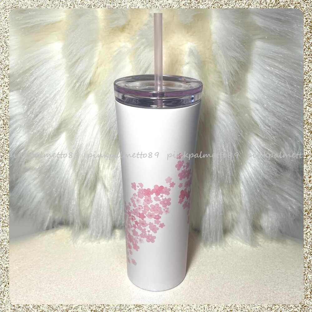 🍒🌸 NWT 2026 Starbucks Ltd Edition Spring Cherry Blossom SS 20oz Cold Tumbler - Picture 2 of 7